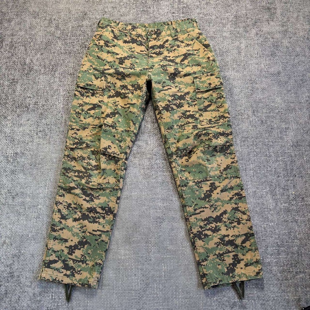 USMC Cargo Pants Men 31x31 Green Marpat Digital Camo Tactical Trousers